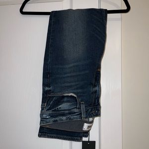 NWT PAIGE Jacqueline Straight Straight Crop Nerea Destructed Jeans 29